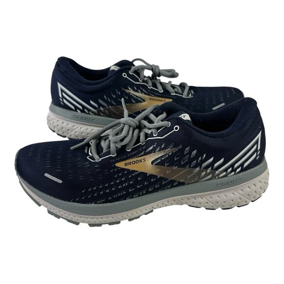 Men’s Brooks Ghost 13 Running Walking Shoes Sneakers Size US 11.5 Blue/Gray EUC - Picture 4 of 10